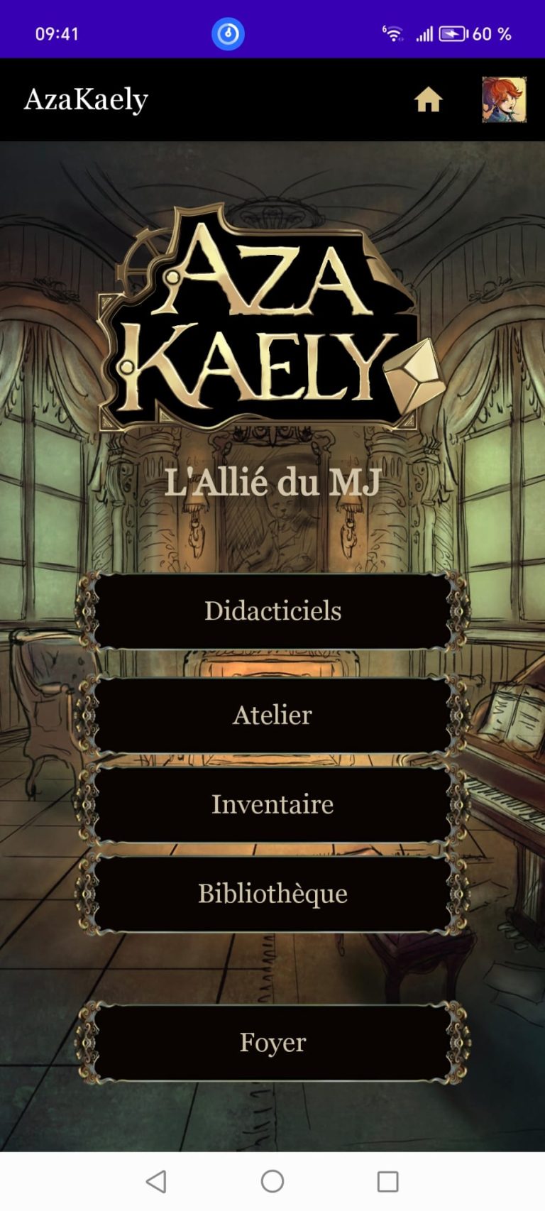 Ecran home contemporain